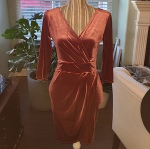 Olive Tree Pink Wrap Dress